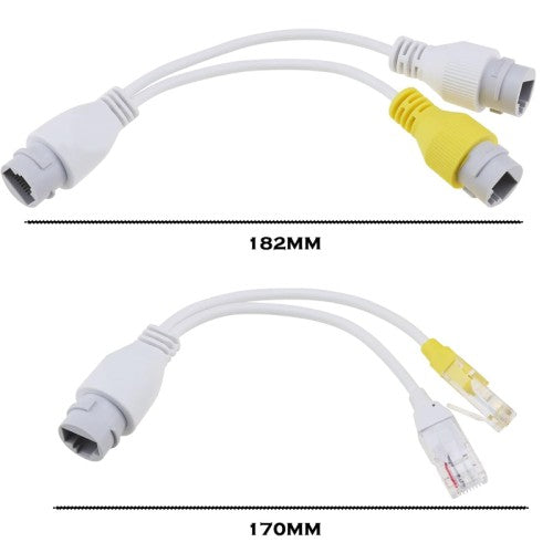 Waterproof PoE Combiner & Splitter 1-to-2, IP67 RJ45